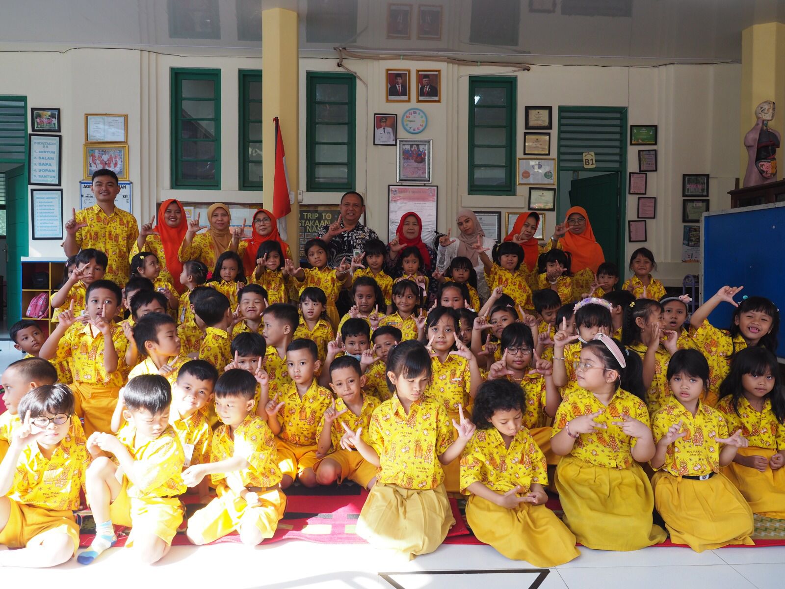 Roadshow Workshop Membaca Dan Literasi Perpustakaan Di TK Negeri Tegal